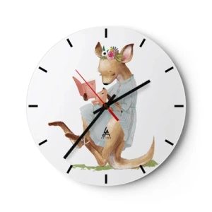 Falióra, Óra - Olvass nekem anya - 40x40 cm