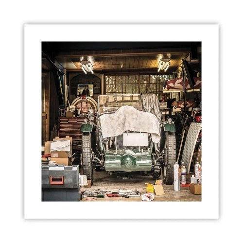 Poszter - Vissza a múltba - 40x40 cm