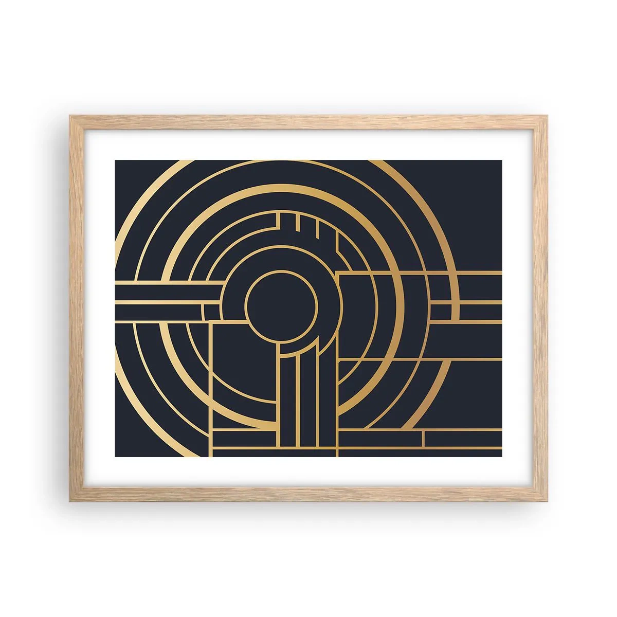 Poszter világos tölgy keretben - A dolgok fordulatai - 50x40 cm