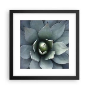 Poszter fehér keretben - Wabi és figyelmeztetés - 30x30 cm