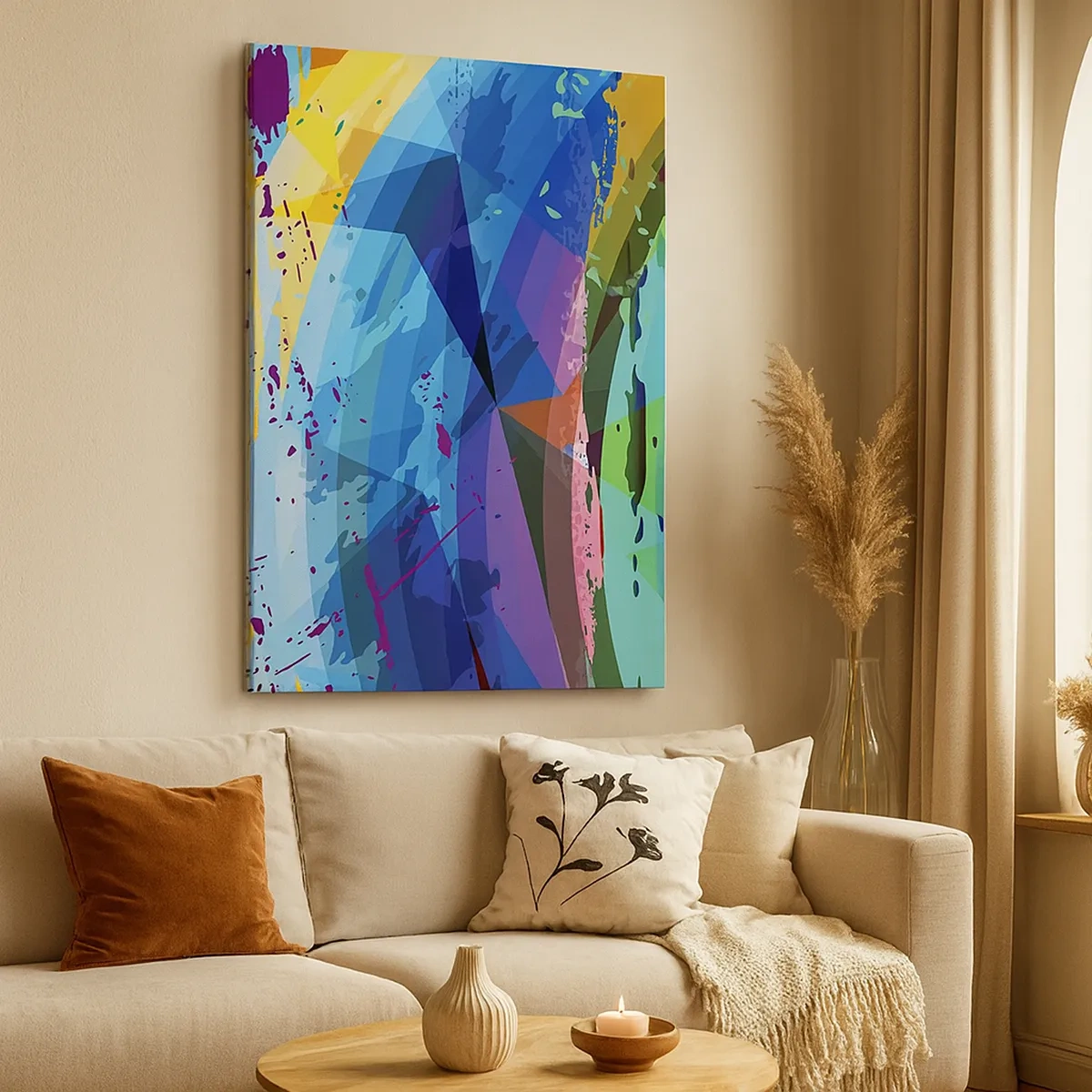 Vászonkép - Színes szédülés - 50x70 cm