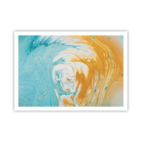 Poszter - Pasztell örvény - 100x70 cm