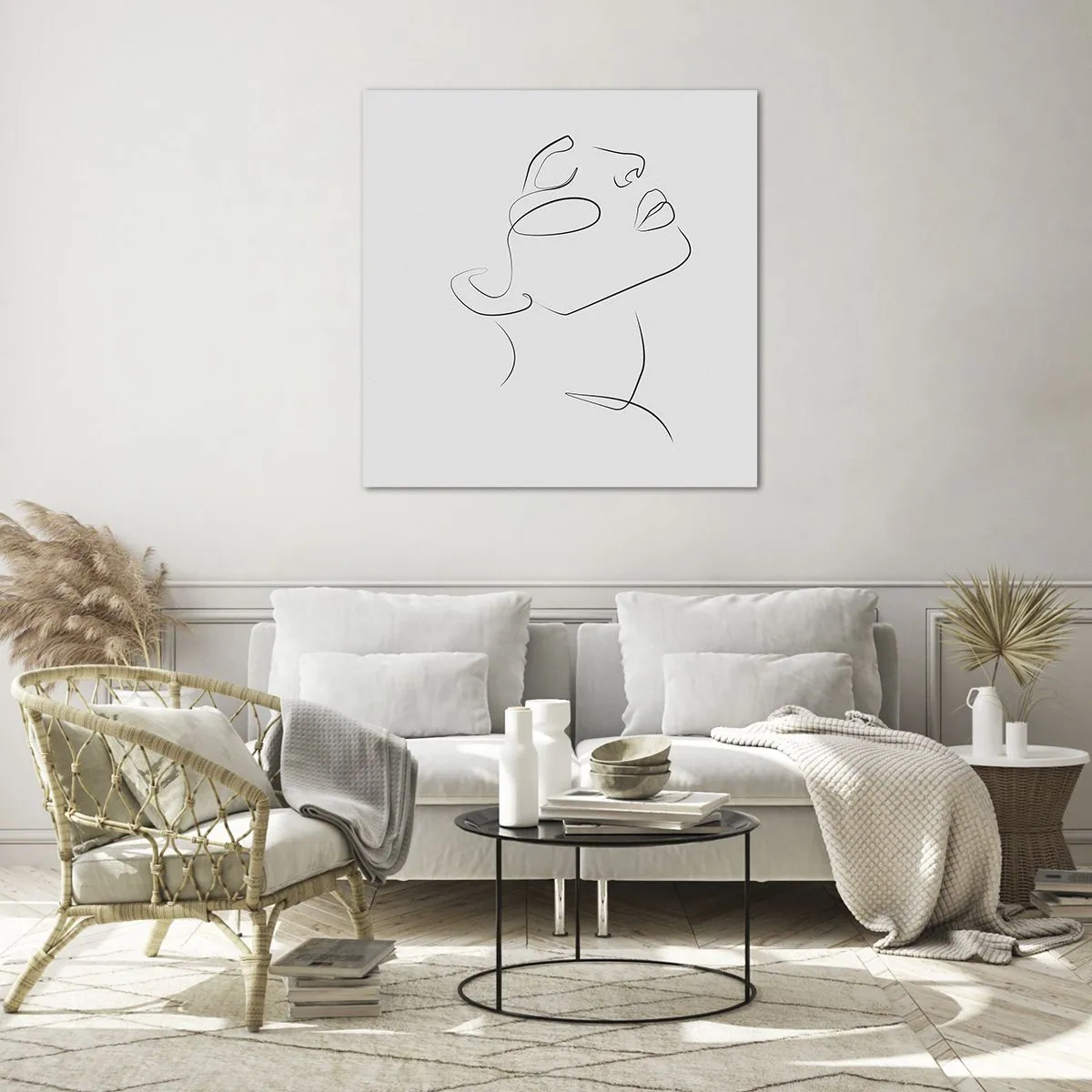Üveg kép - Az álmok fordulatai - 40x40 cm