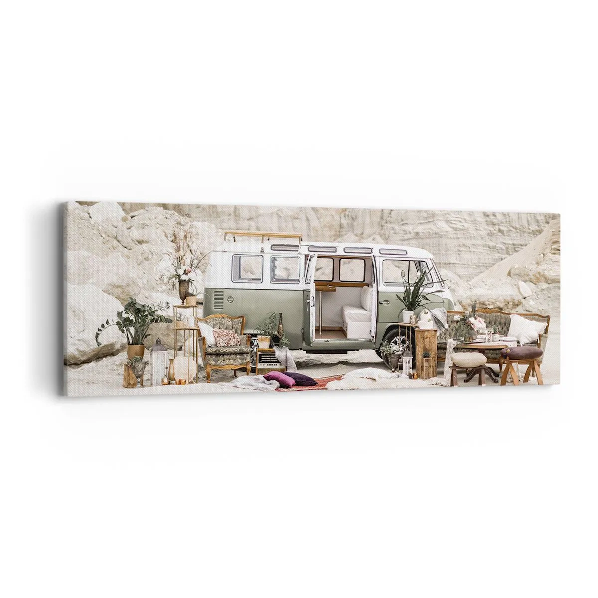 Vászonkép - Ideje elkezdeni az utazást - 90x30 cm