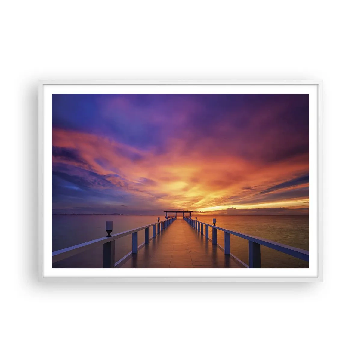 Poszter fekete keretben - Vég nélkül - 100x70 cm