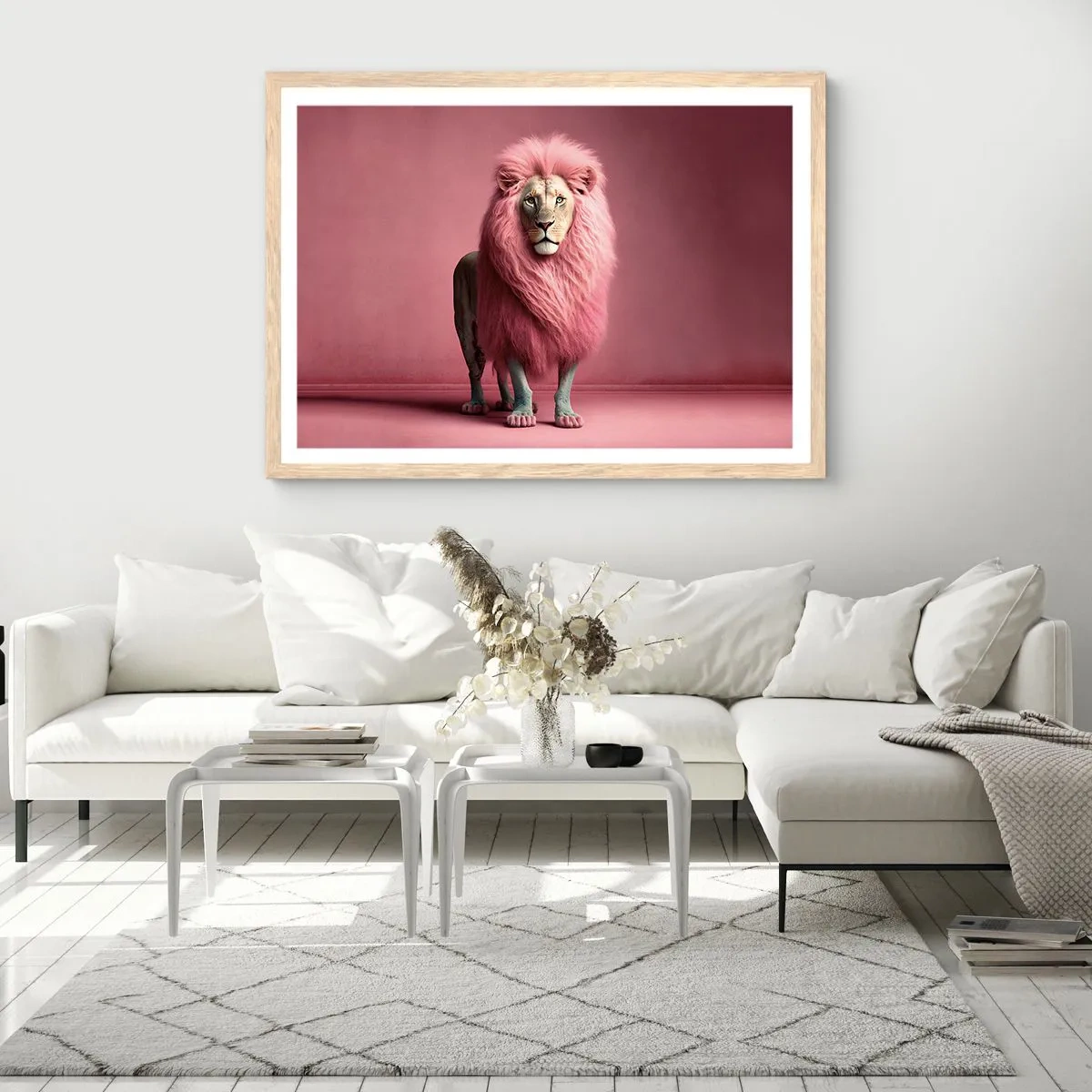 Poszter világos tölgy keretben - És már nem félsz - 91x61 cm