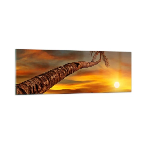 Üveg kép - Egzotikus nyaralás, karibi kaland - 90x30 cm