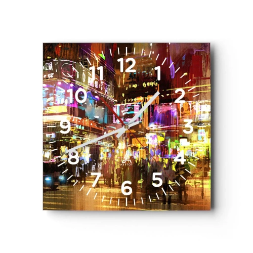 Falióra, Óra - A fény tengerében - 30x30 cm