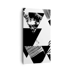 Vászonkép - Háromszögek esője - 55x100 cm