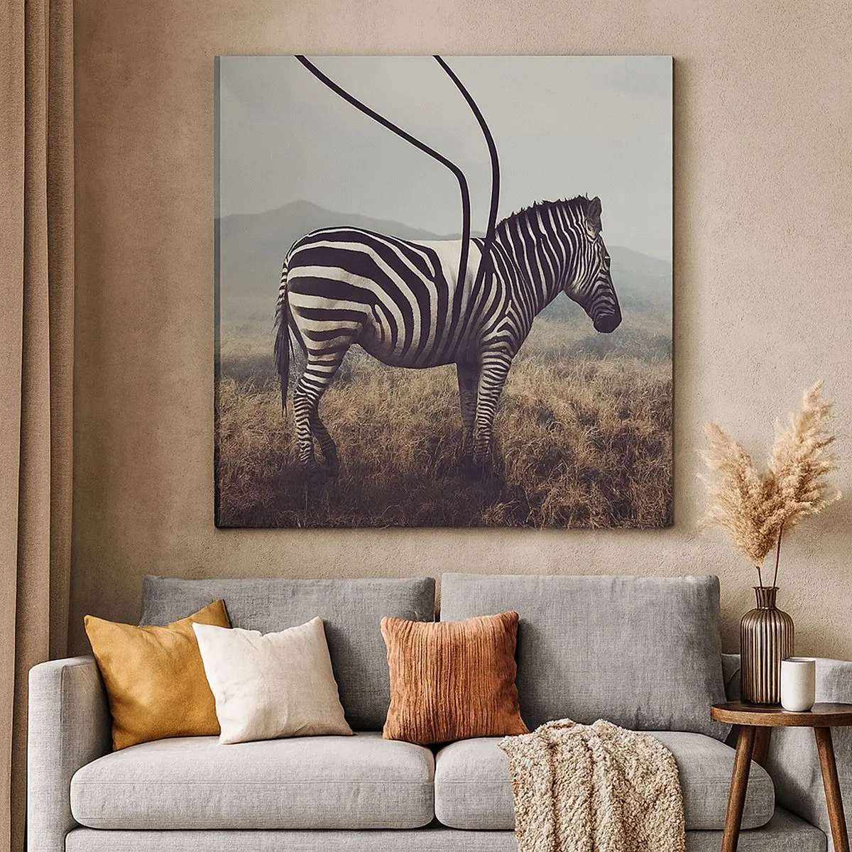 Vászonkép - Figyelem! Hiba - 30x30 cm