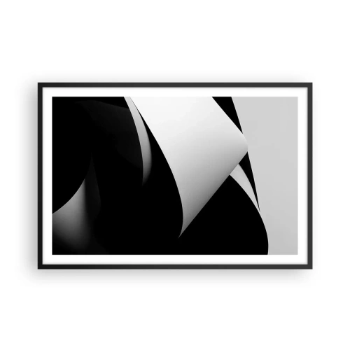 Poszter fehér keretben - Fénysíkok az árnyék mélyéről - 91x61 cm