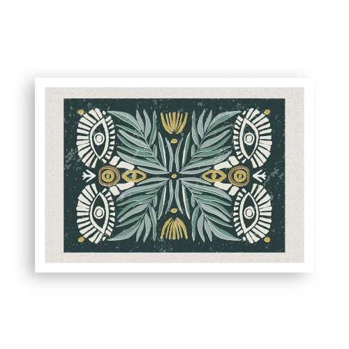 Poszter - Mint egy népi kivágás - 100x70 cm