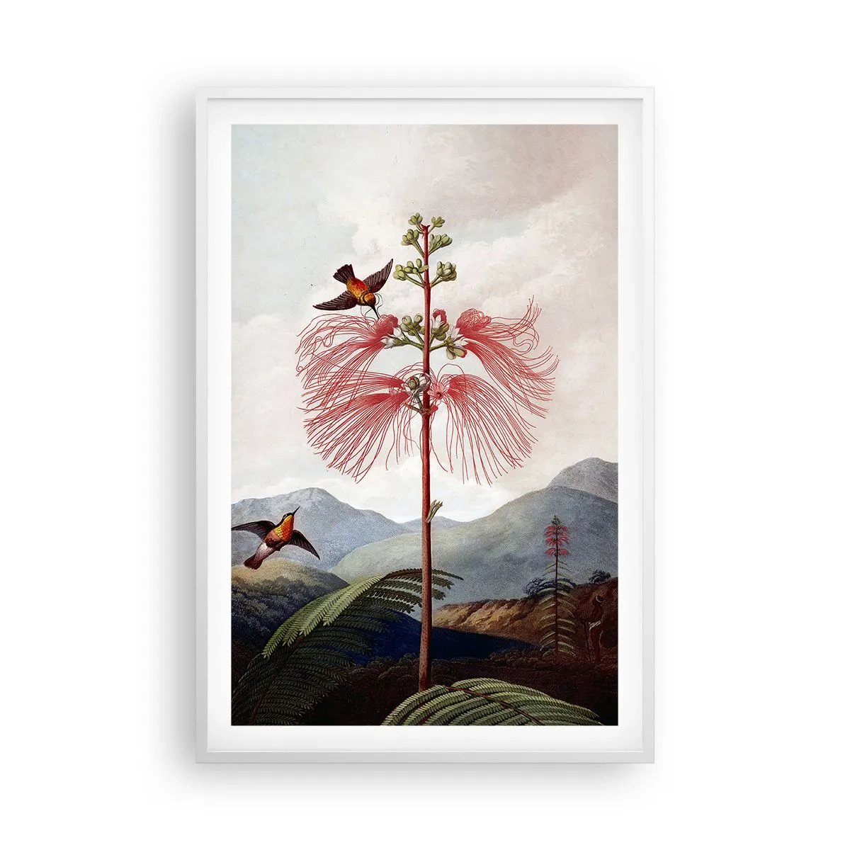 Poszter fekete keretben - Egy trópusi paradicsomban - 61x91 cm