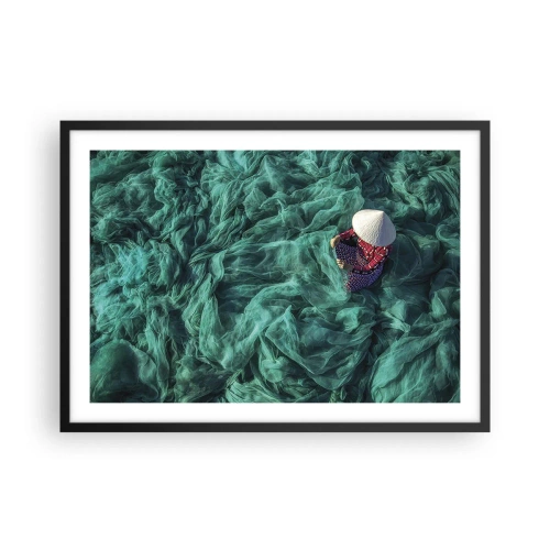 Poszter fehér keretben - A hálók tengerében - 70x50 cm