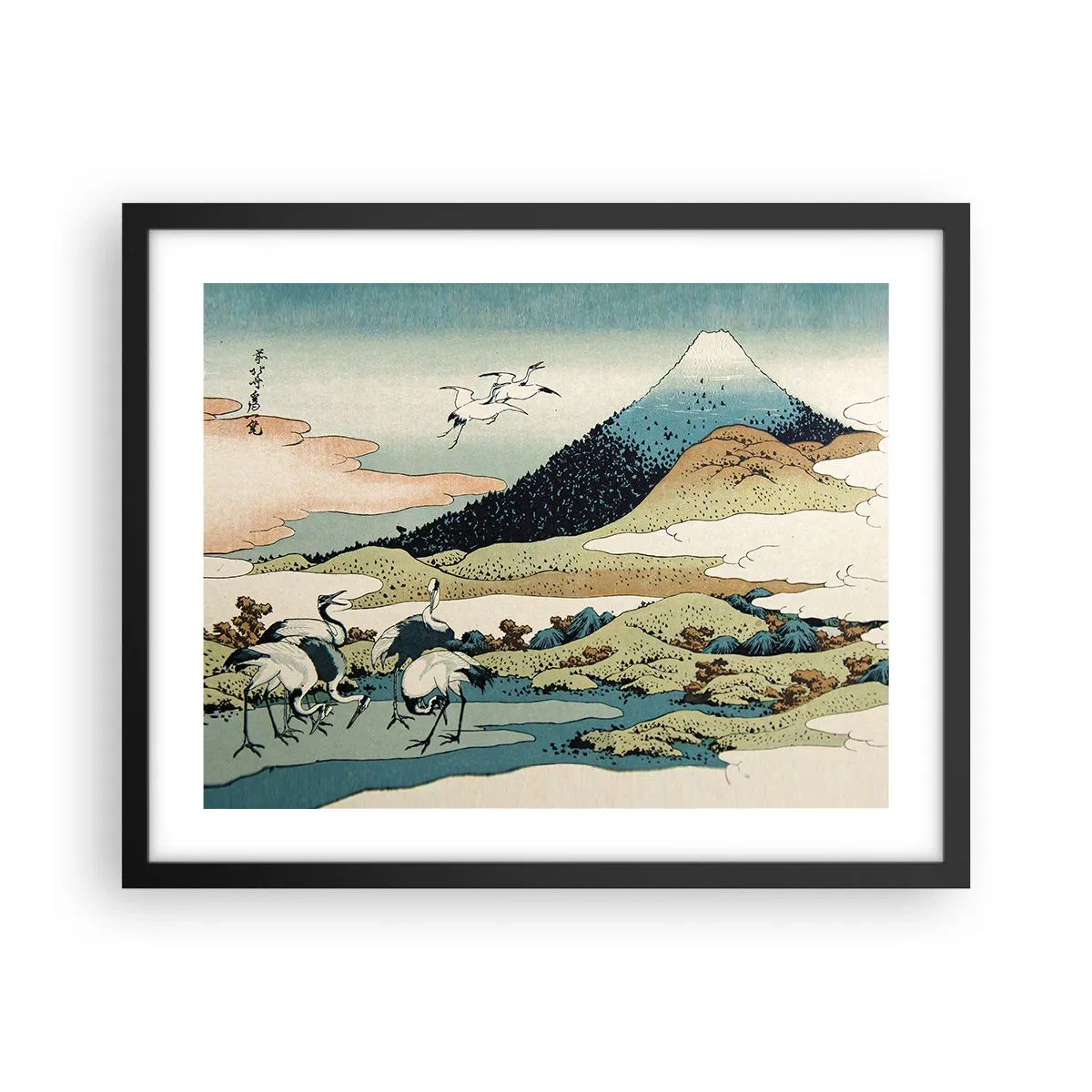 Poszter fehér keretben - Japán lélekben - 50x40 cm
