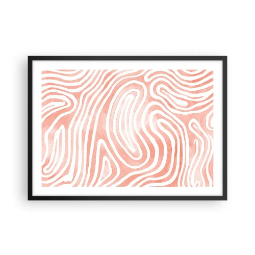 Poszter fehér keretben - Egy korall labirintusban - 70x50 cm