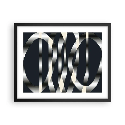 Poszter fehér keretben - Sötétség megtörése kísérlete - 50x40 cm