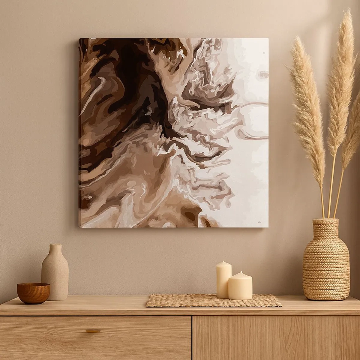 Vászonkép - Színkontraszt - 30x30 cm