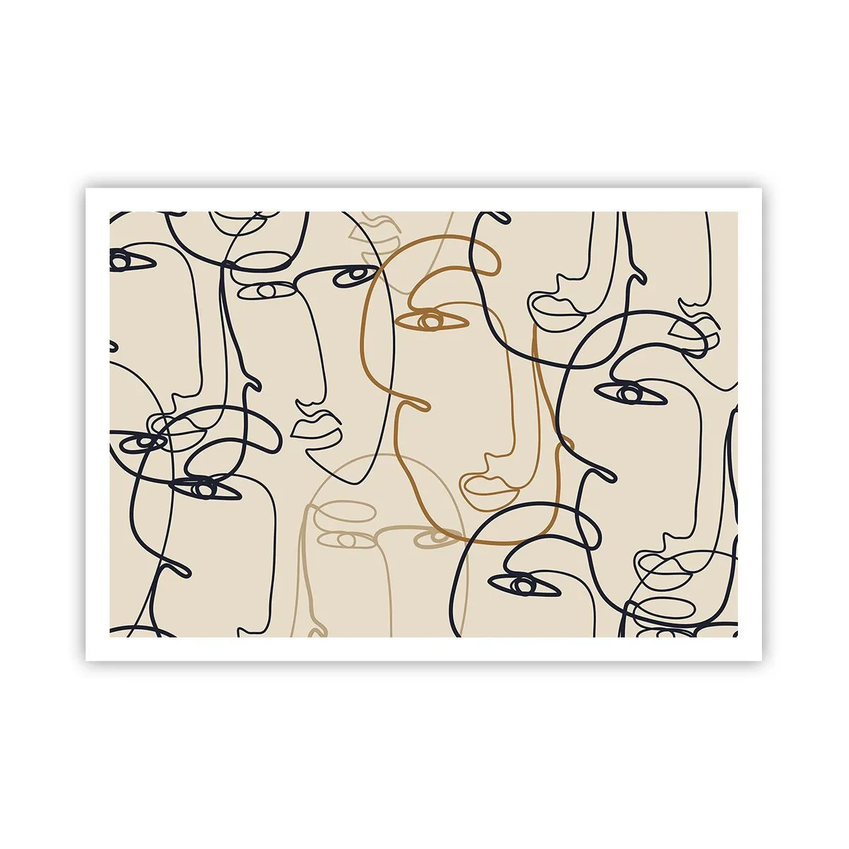 Poszter - Többszörös portré  - 100x70 cm