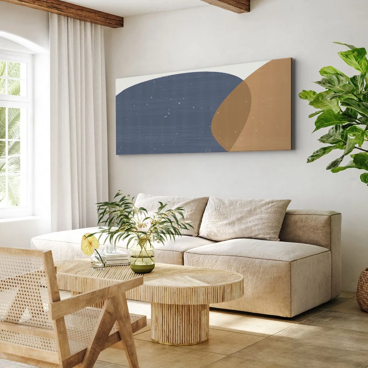 Vászonkép - Oválisok és hatások - 100x40 cm