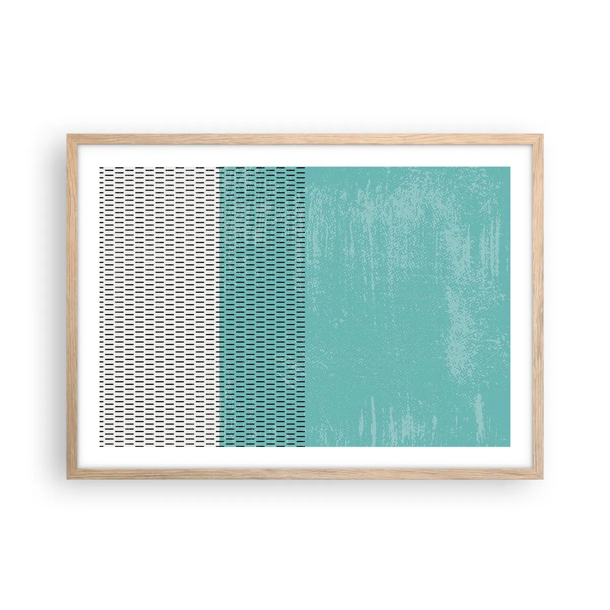 Poszter világos tölgy keretben - Kiegyensúlyozott kompozíció - 70x50 cm