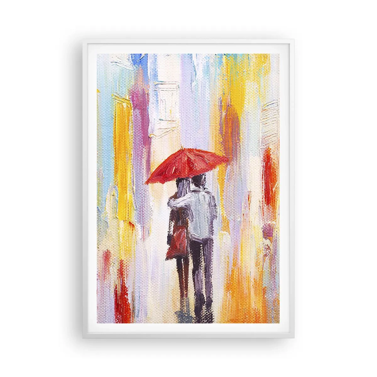 Poszter fekete keretben - Hadd essen az eső - 70x100 cm