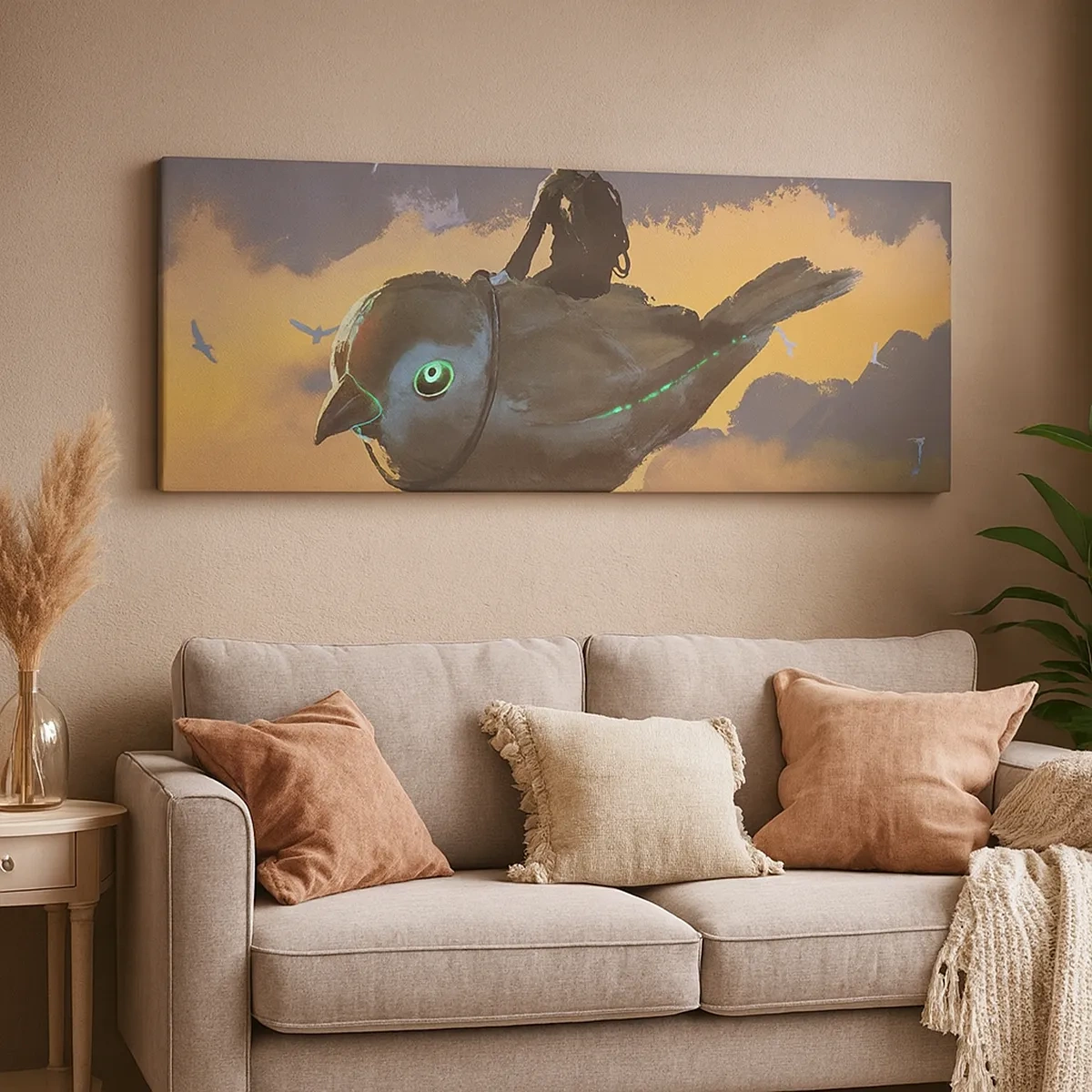 Vászonkép - Egy fantasztikus utazás állomása - 30x30 cm