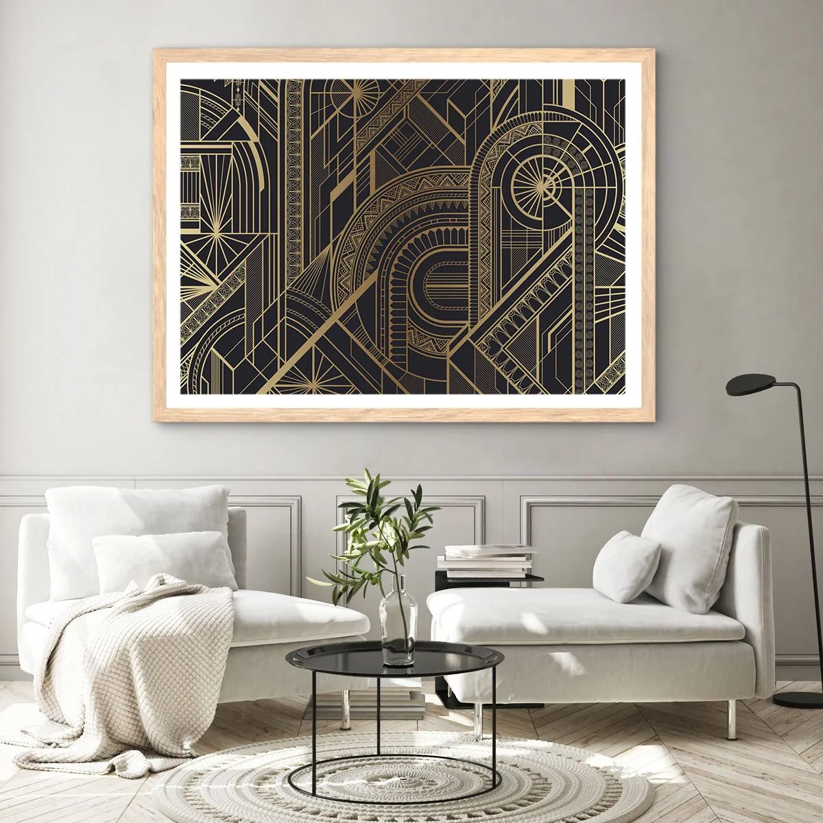 Poszter világos tölgy keretben - Koncepciók, ötletek, tervek - 91x61 cm