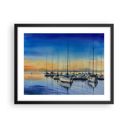 Poszter fehér keretben - Egy szép nap vége - 50x40 cm
