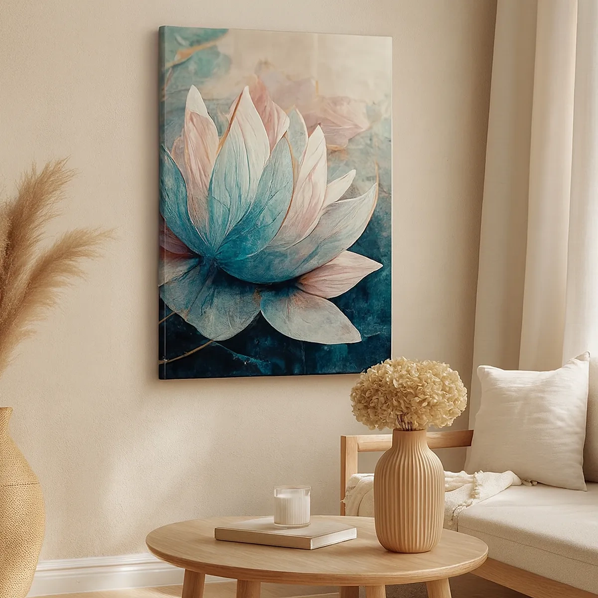 Vászonkép - Tavi csillagok - 50x70 cm