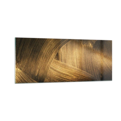 Üveg kép - Egy arany labirintusban - 100x40 cm