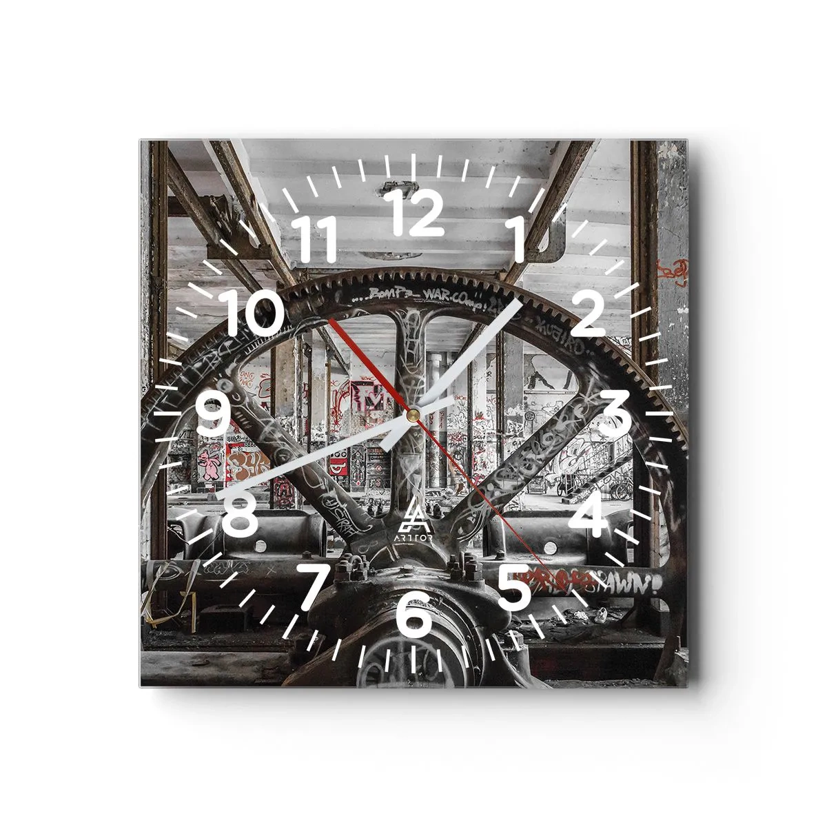Falióra, Óra - A gyár titkos élete - 30x30 cm