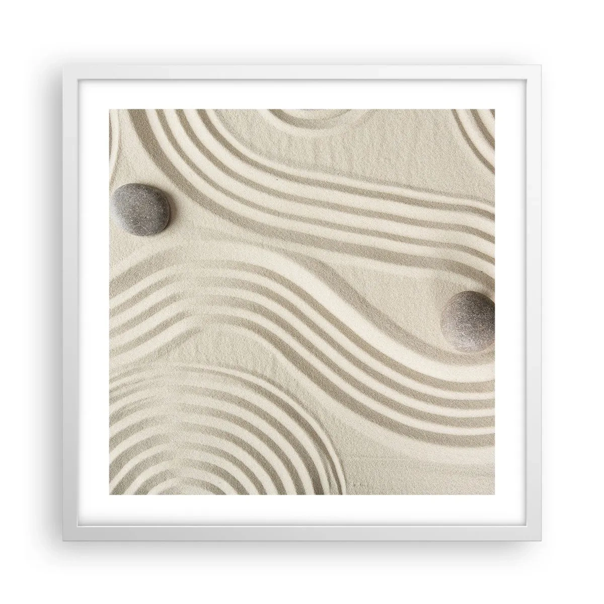 Poszter fekete keretben - A meleg érintése - 50x50 cm