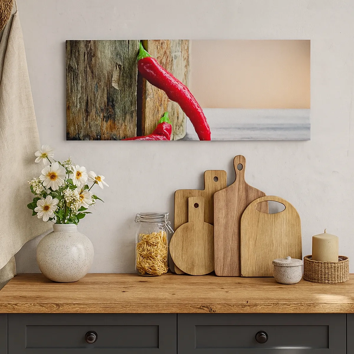 Vászonkép - Red hot chili peppers - 30x30 cm