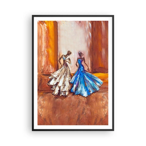 Poszter fehér keretben - Hálás páros - 70x100 cm