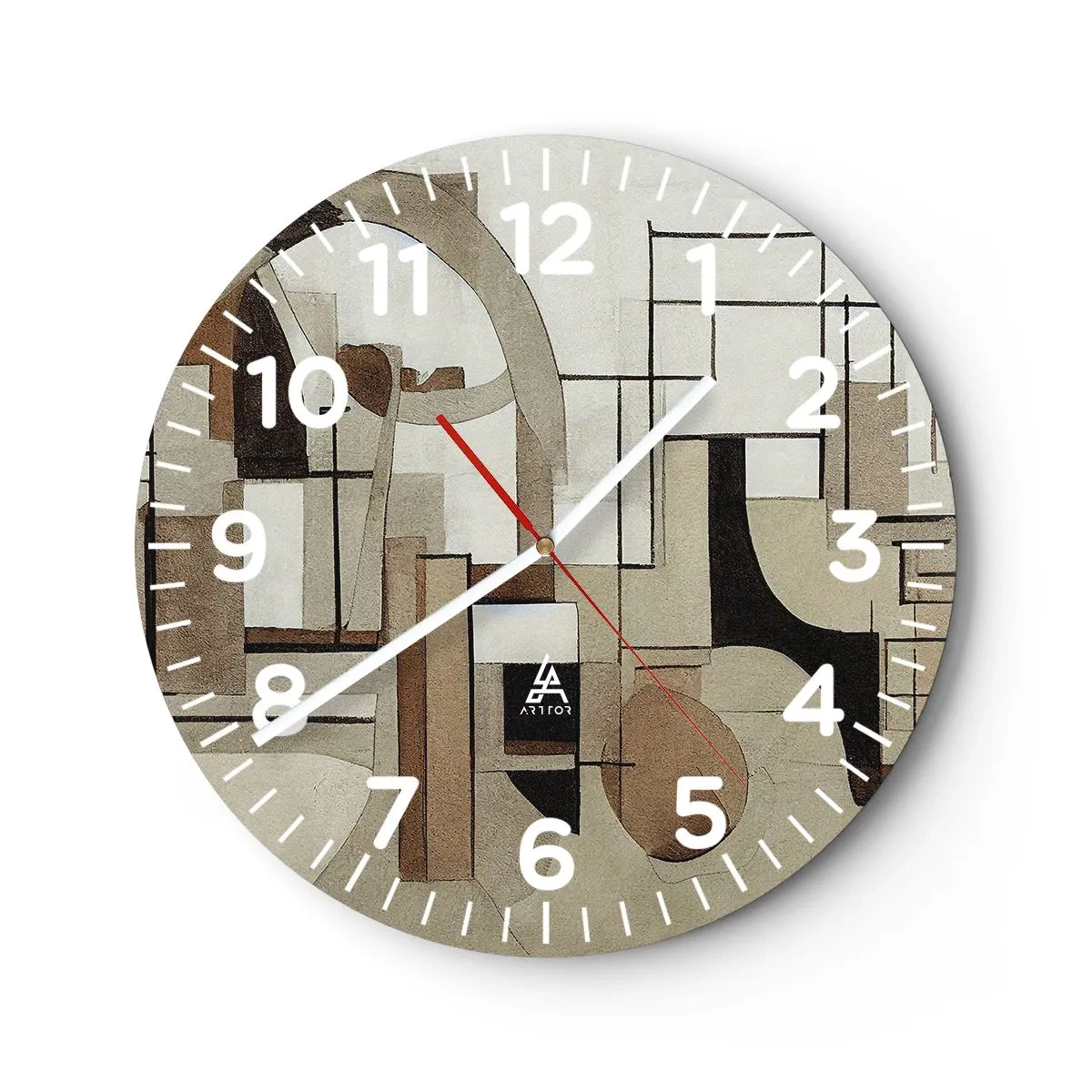 Falióra, Óra - Városkép 2.0 - 40x40 cm