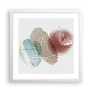 Poszter fekete keretben - Az űr koralljai - 40x40 cm