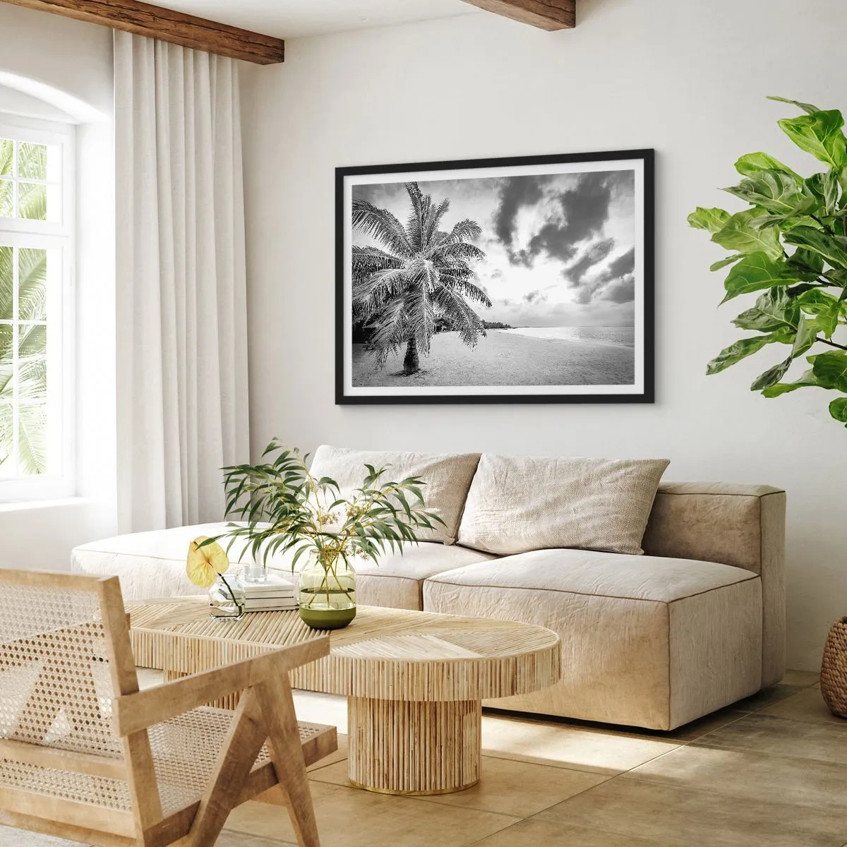 Poszter fehér keretben - Amikor a magányra vágysz... - 70x50 cm