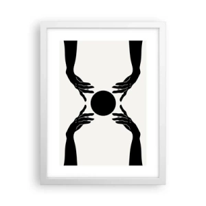 Poszter fekete keretben - Egy titkos jel - 30x40 cm