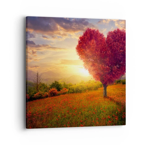 Vászonkép - Megérinti a szívet - 40x40 cm