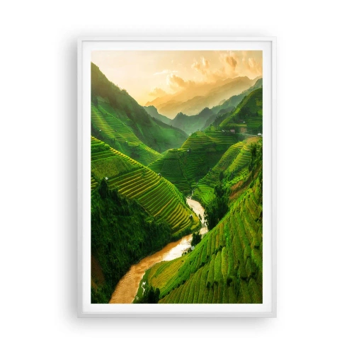 Poszter fekete keretben - Vietnámi völgy - 70x100 cm