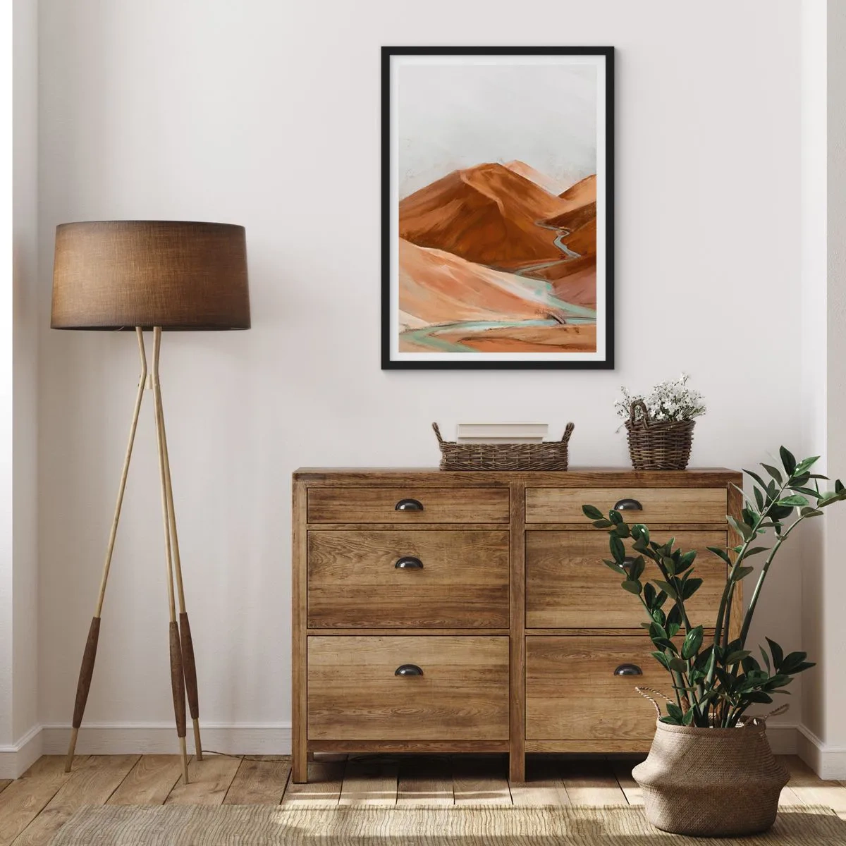 Poszter fehér keretben - A forráshoz - 40x50 cm