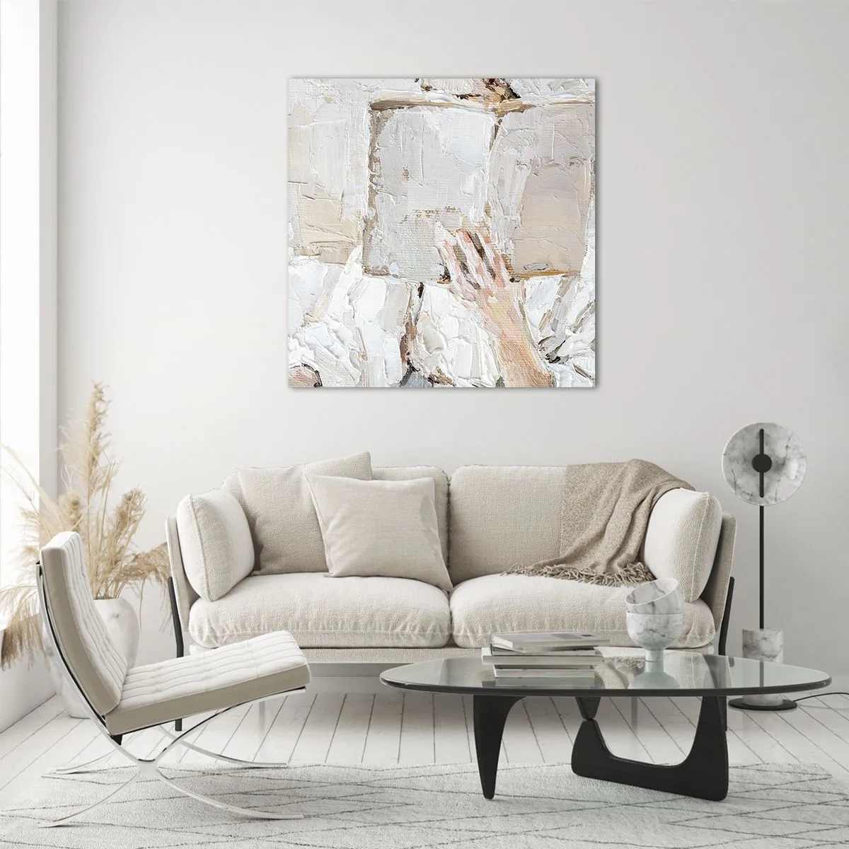 Üveg kép - Egy másik világban - 40x40 cm