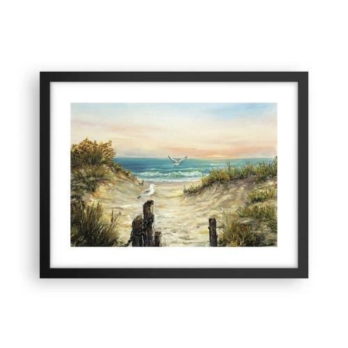Poszter fehér keretben - Szélcsend - 40x30 cm