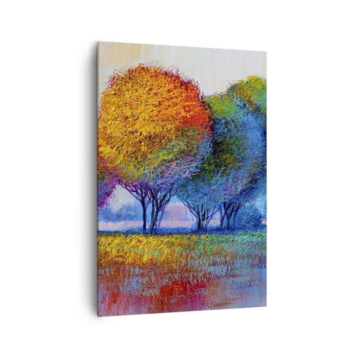 Vászonkép - Ragyogó színek csomója - 70x100 cm