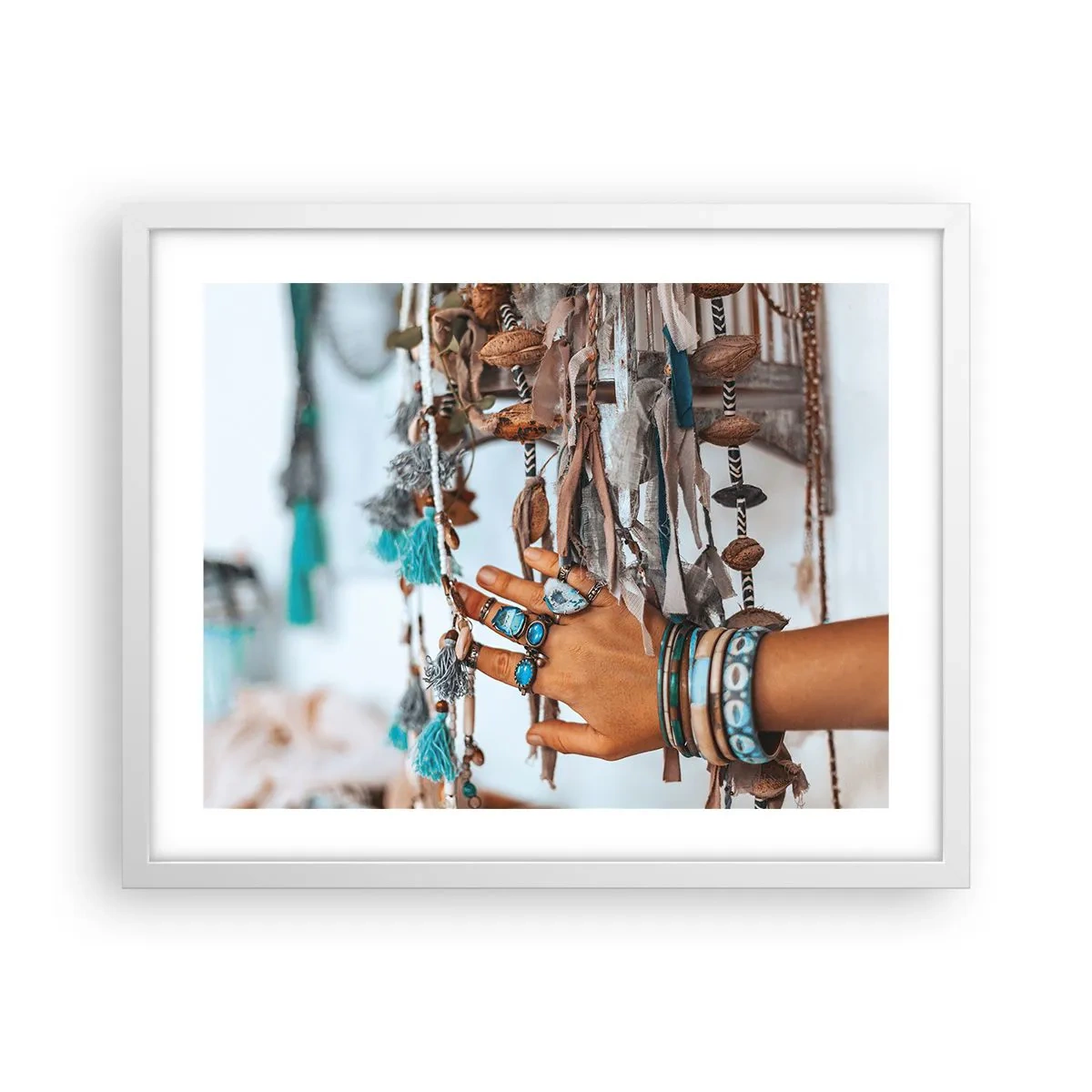 Poszter fekete keretben - Helyi kincsek - 50x40 cm