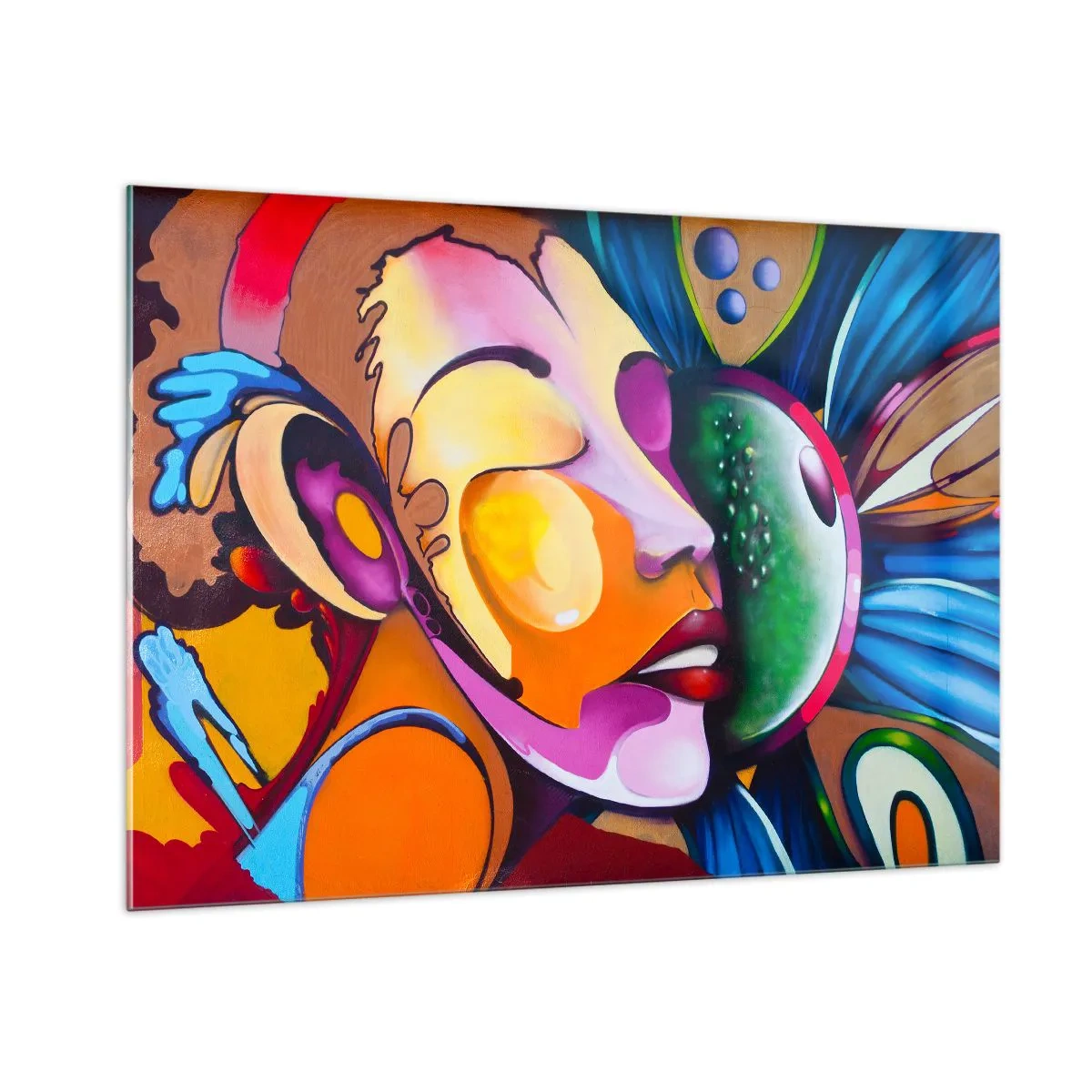 Üveg kép - Megérinteni színnel - 100x70 cm