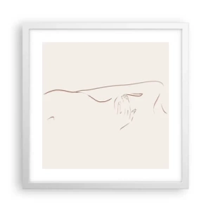 Poszter fekete keretben - A vágy alakja - 40x40 cm