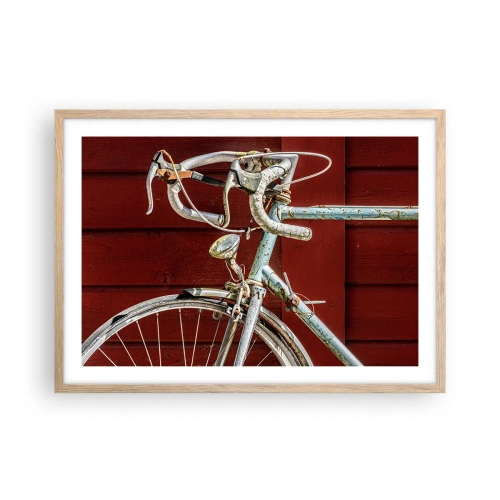 Poszter világos tölgy keretben - Győzelemre teremtve - 70x50 cm