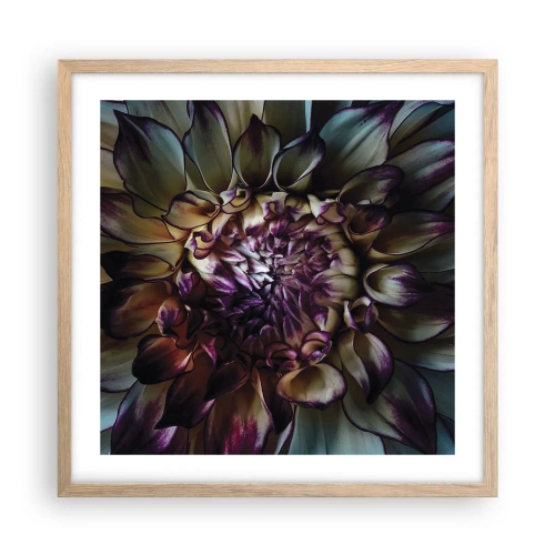 Poszter világos tölgy keretben - A fiatalság kivirágzása - 50x50 cm